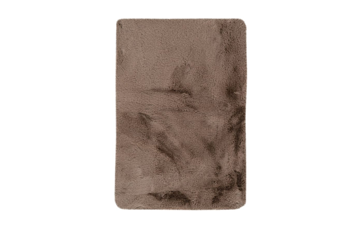 Bademåtte i Imiteret Pels – Brun, 50 x 90 cm