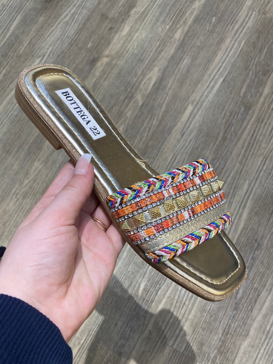 Multi guld Sandal -