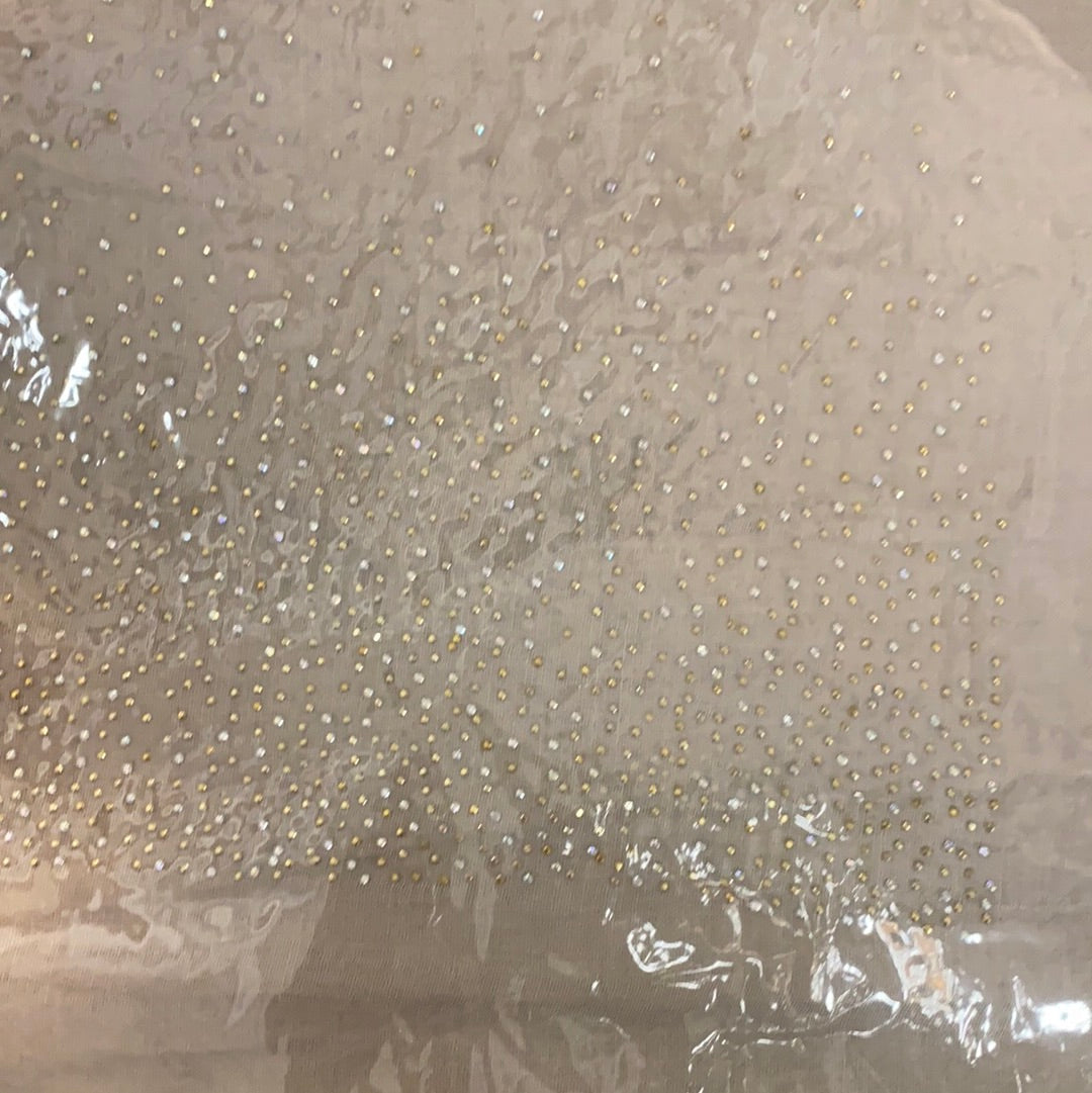 Tørklæde m. bling regn