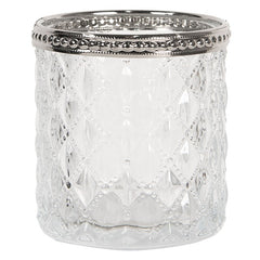 GLASS TEA LIGHT HOUDER Ø 7*7 CM