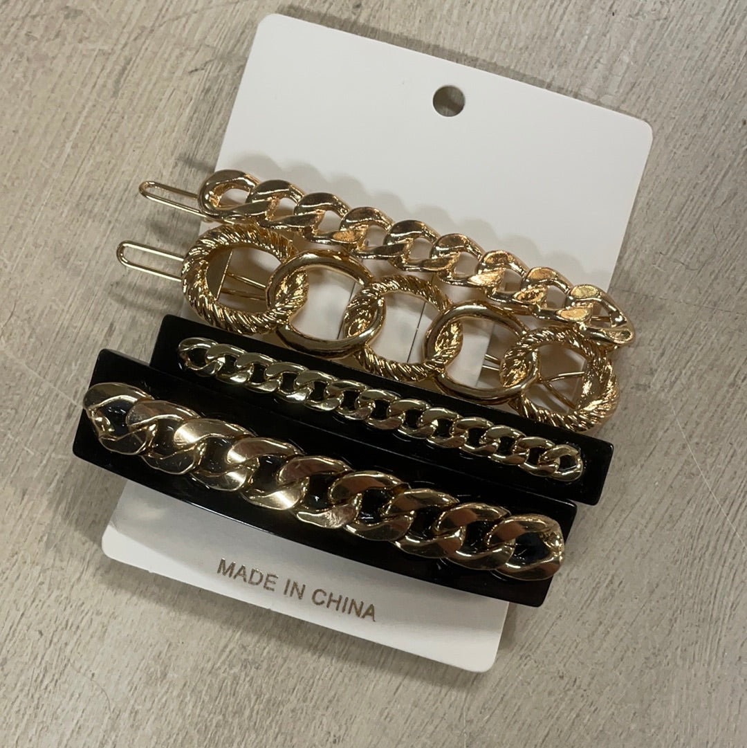 Sæt med 4 hårnåle by Krone 1