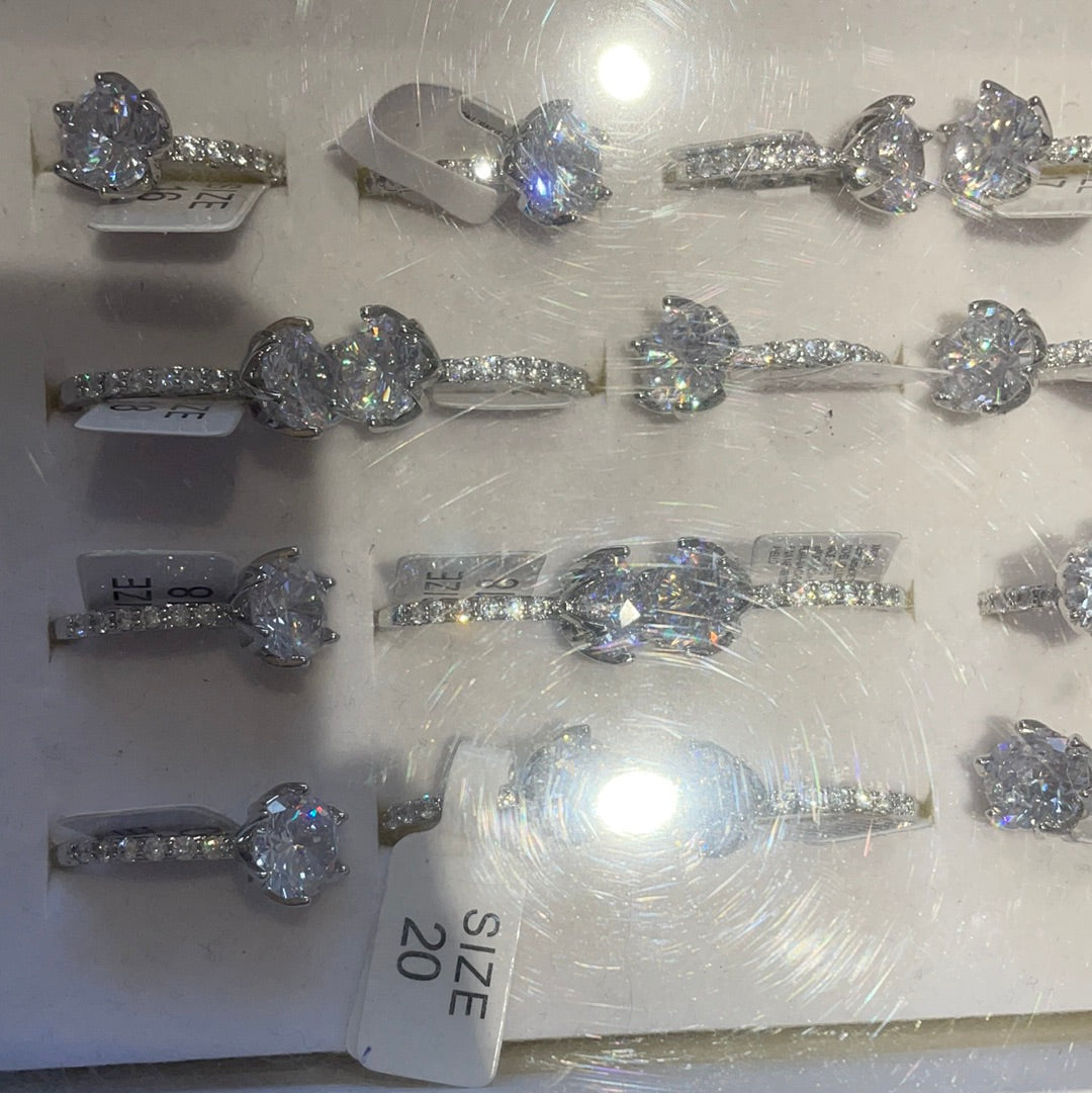 Bling ring med stor sten