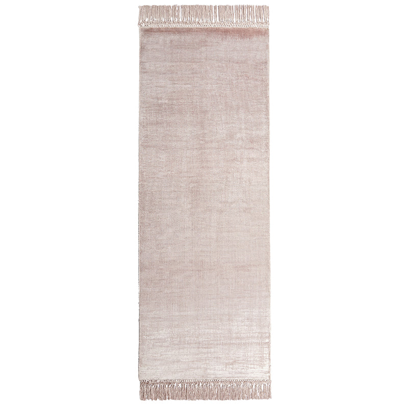 PINK FRINGE RUG 1