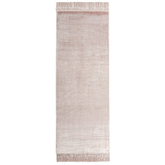 PINK FRINGE RUG 1