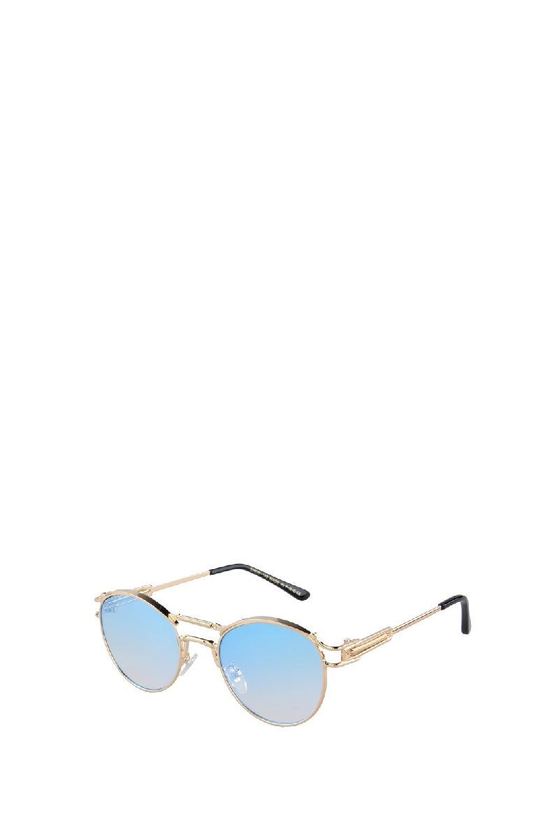 Runde guld solbriller by Krone 1