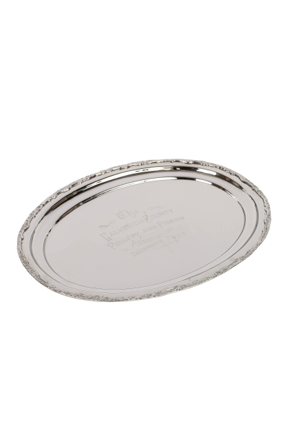 Bakke - Oval m. kant